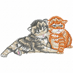 Cats Embroidery Design 1 Cats Embroidery Design 1